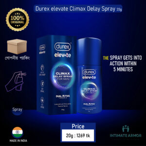 Durex Elevate Climax Delay Spray for Men 20g