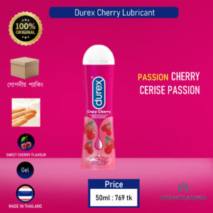 Durex Play Cherry Flavored Lubricant Gel Water-Based Intimate Lube Gel - 100ml(Thailand)