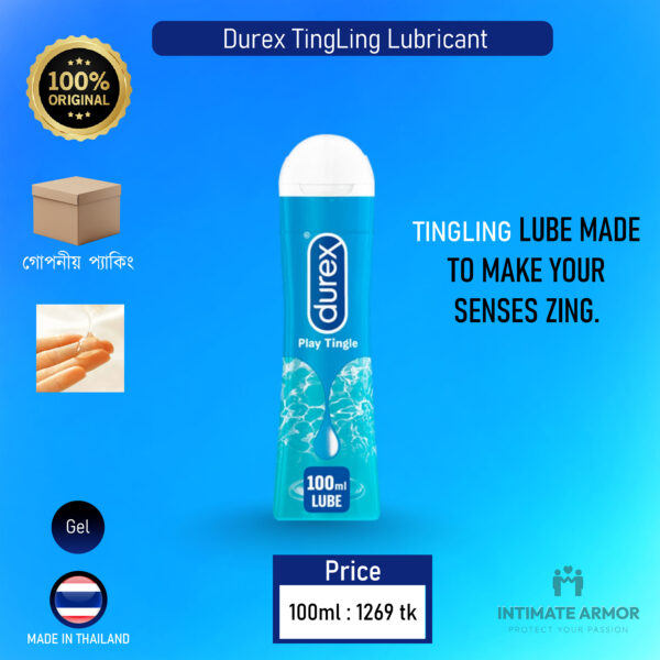 Durex Play Classic H2O Water Based Lubricant Lube Gel - 100ml (Thailand)