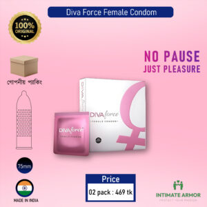 Divaforce Female Condom - 2Pcs Pack