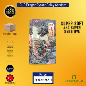 OLO Dragon Tyrant Delay Condom 1 Pack - 10 Pcs