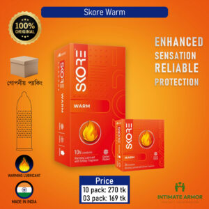 Skore Warm Condom 3's Pack