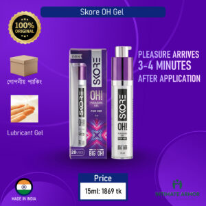 Skore OH Pleasure Gel for Women for her 15ml | Water-Based Stimulant Gel | Suitable for use With condoms