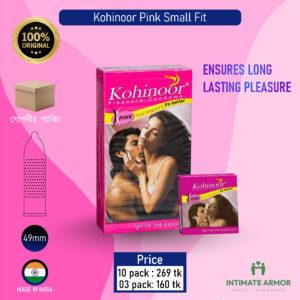 Kohinoor Pink Fit Better Condom - 10Pcs Pack(India)